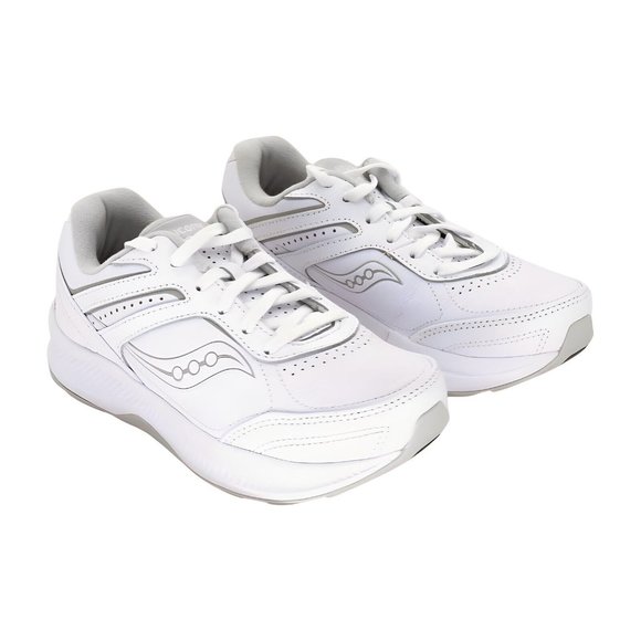 Saucony Shoes - Saucony Womens Echelon Walker 3 Walking Shoes, White, Size 6 Wide